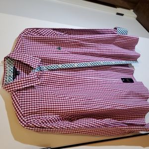 Ladies Brooks Brothers Gingham Button-front shirt, NWT, size 14